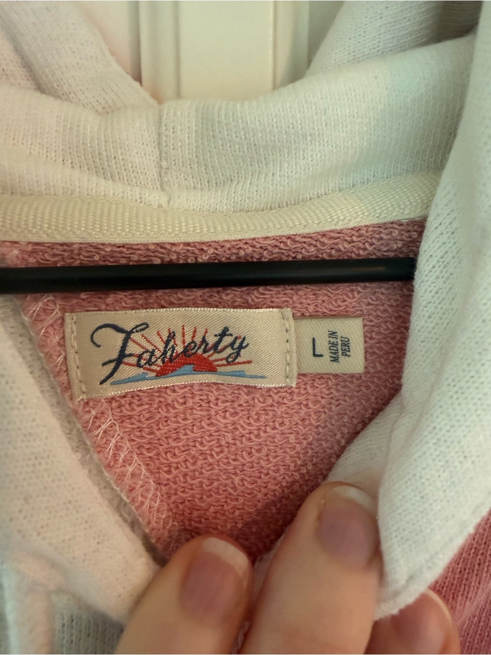 Faherty Soleil hoodie in size L - Picture 4 of 9
